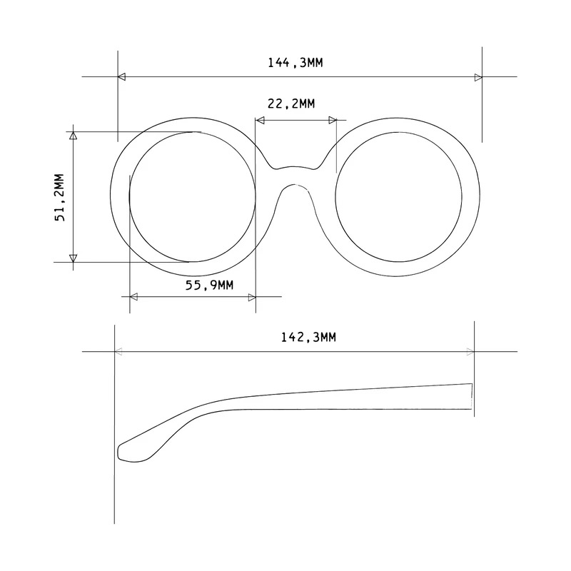 Gafas de sol Mónica negro