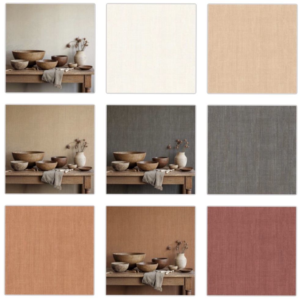 Cáñamo, papel de pared liso