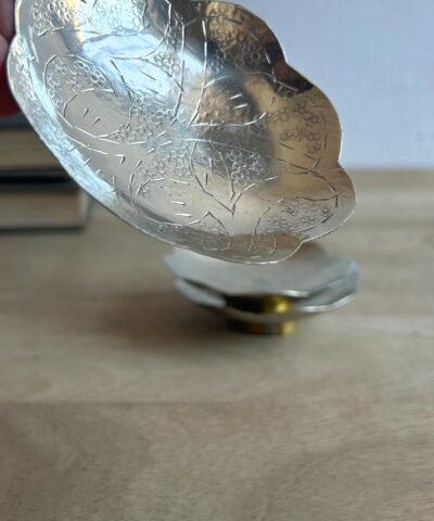 platito metálico decoración