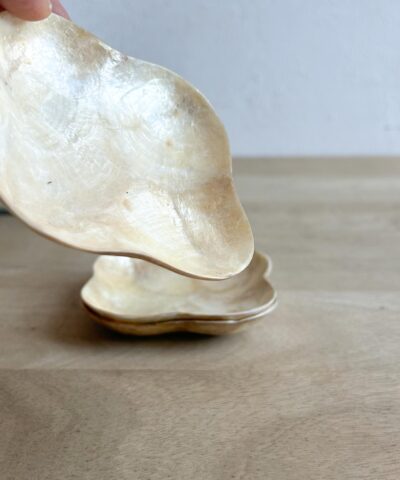 Platillo de nácar cuadrado