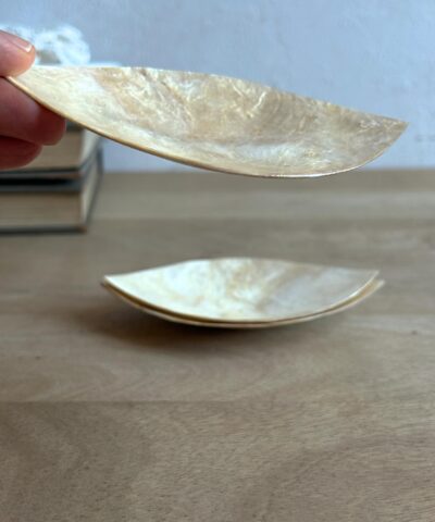 Platillo de nácar hoja