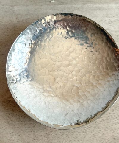 Platillo redondo "silver"