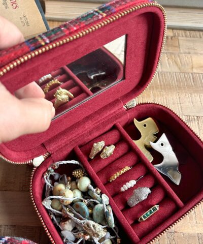 Caja joyero de viaje