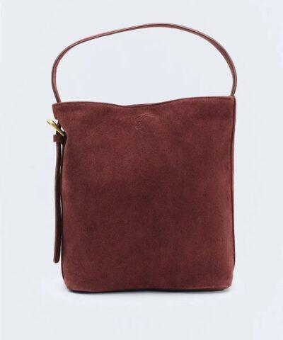 Bolso piel Burgundy