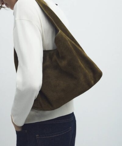 Bolso de piel verde Eseo ese