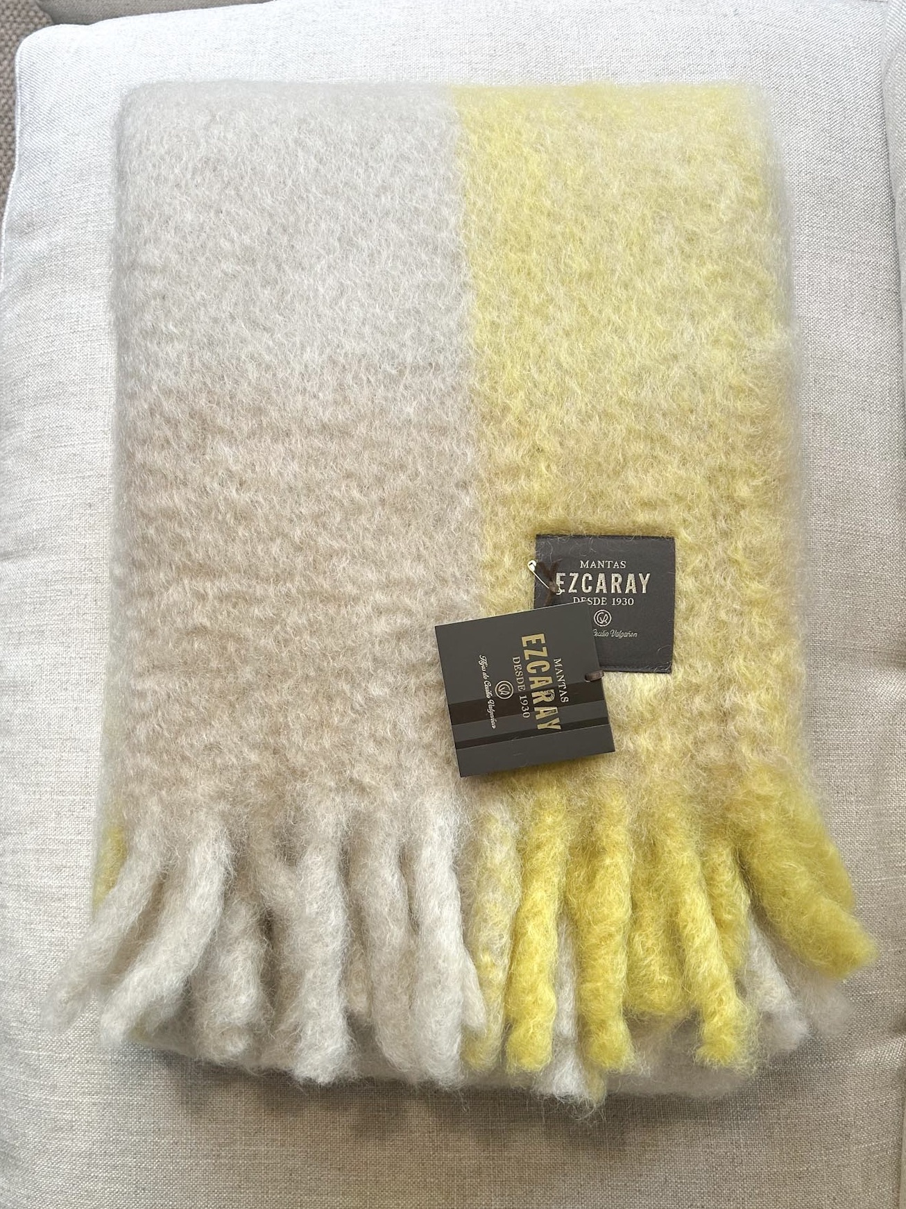 Manta mohair TW3 Decoración idea regalo mantita