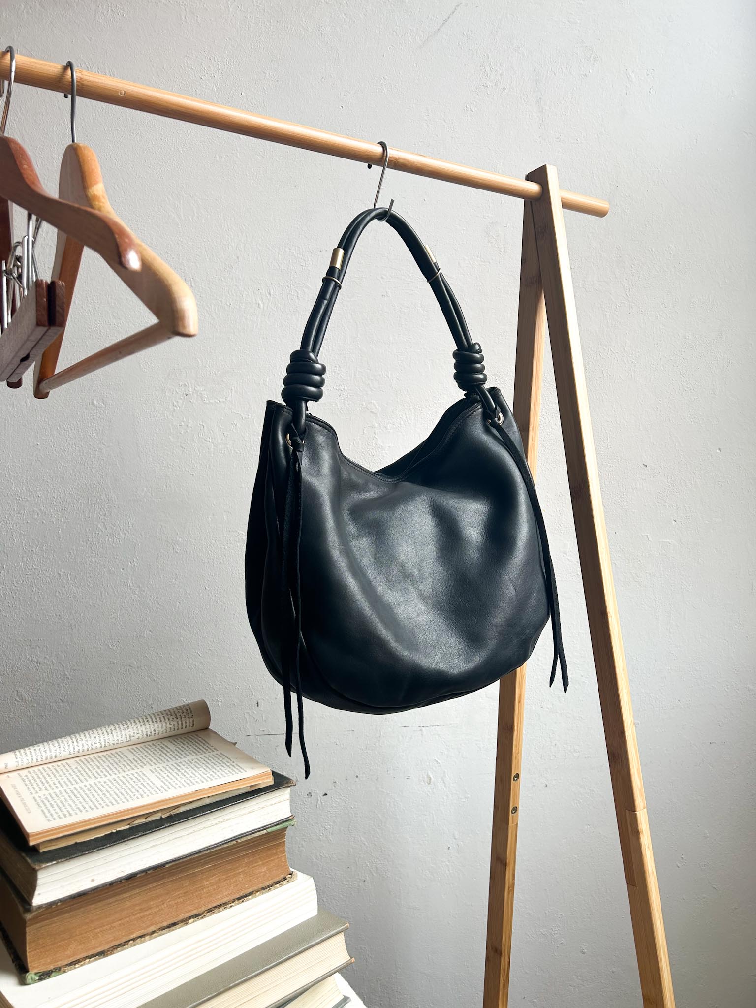 Bolso de cuero piel
