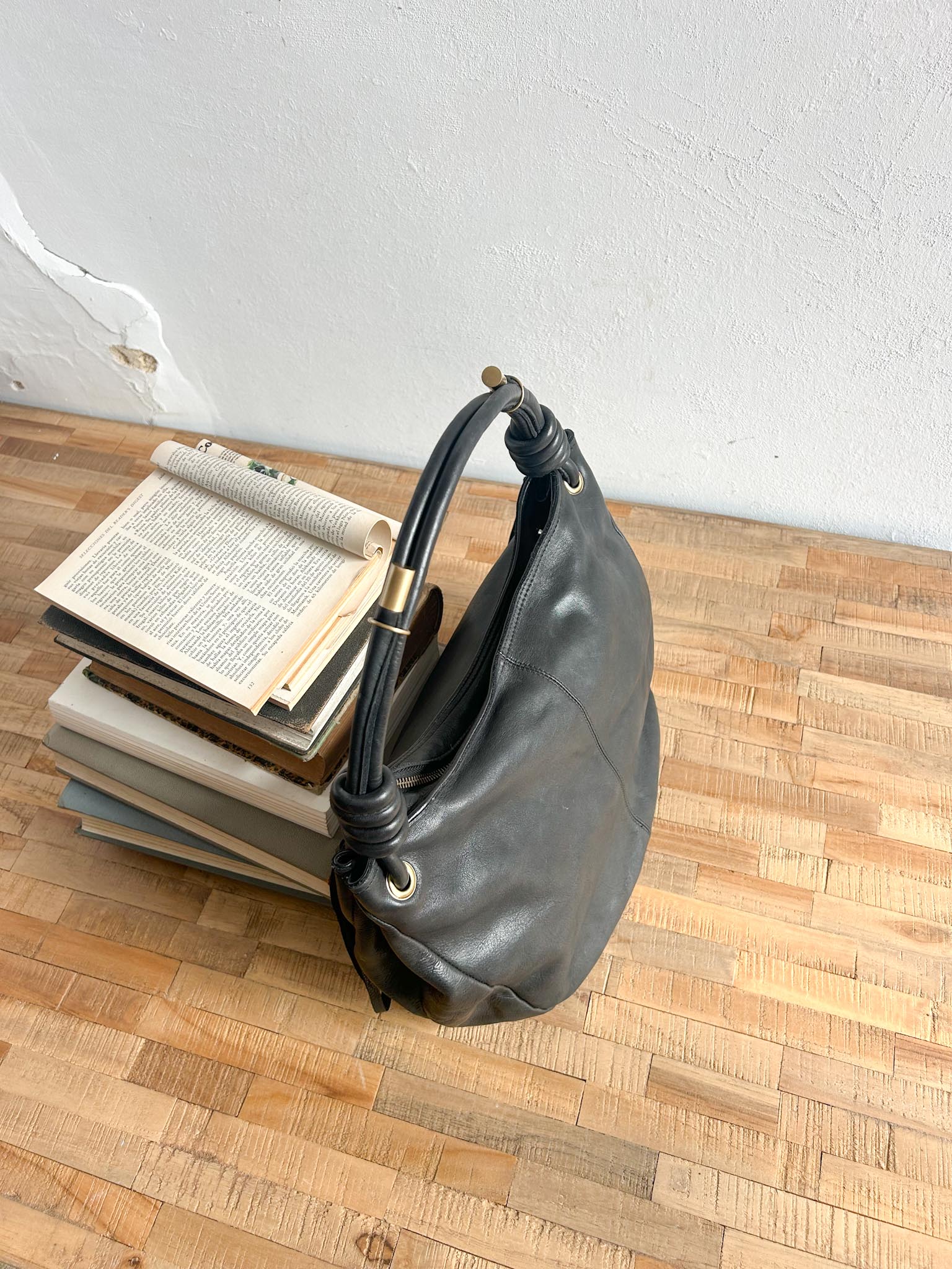 Bolsos de cuero negro