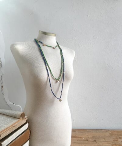 Collar verano azul y verde