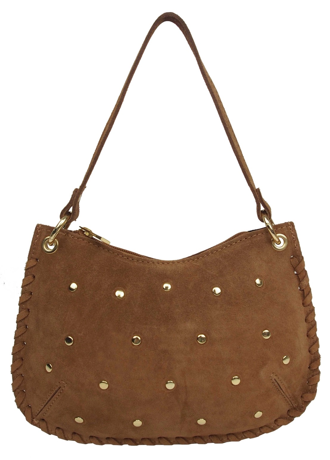 Bolso piel tachuelas