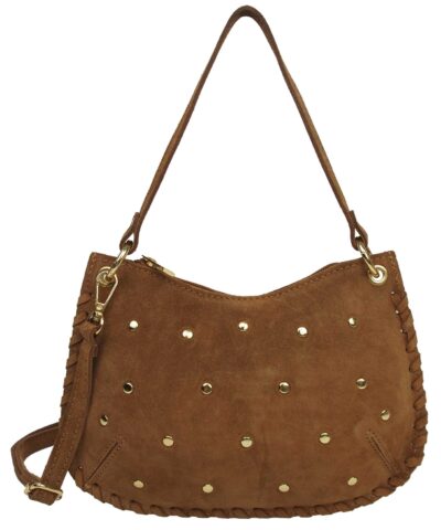 Bolso piel tachuelas