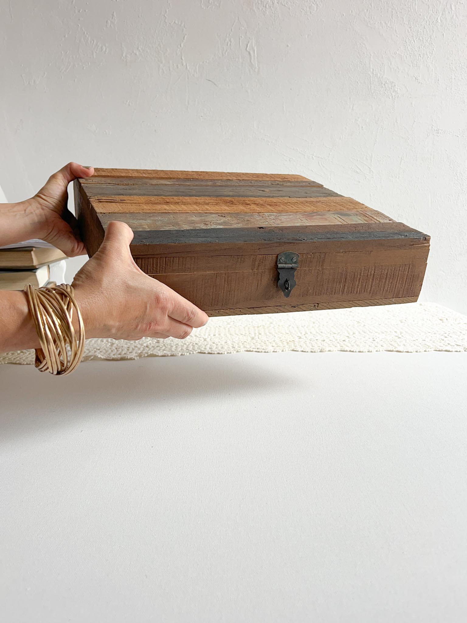 Caja maderas antiguas